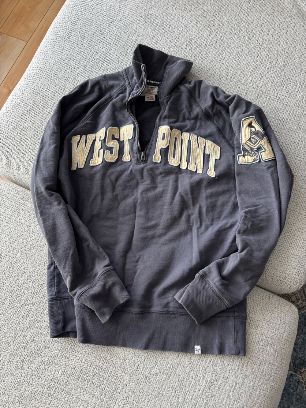 Navy West Point Zip-Up Sweatshirt